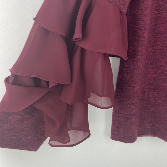 Internacional Concepts Ruffle Sleeves Blouse Size 2X - Picture 4 of 9